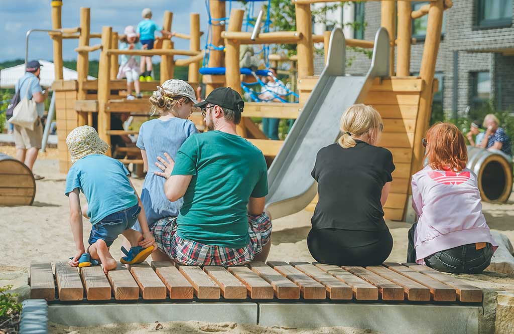 Der Spielplatz „Steimker Pirateninsel“ in den Steimker Gärten